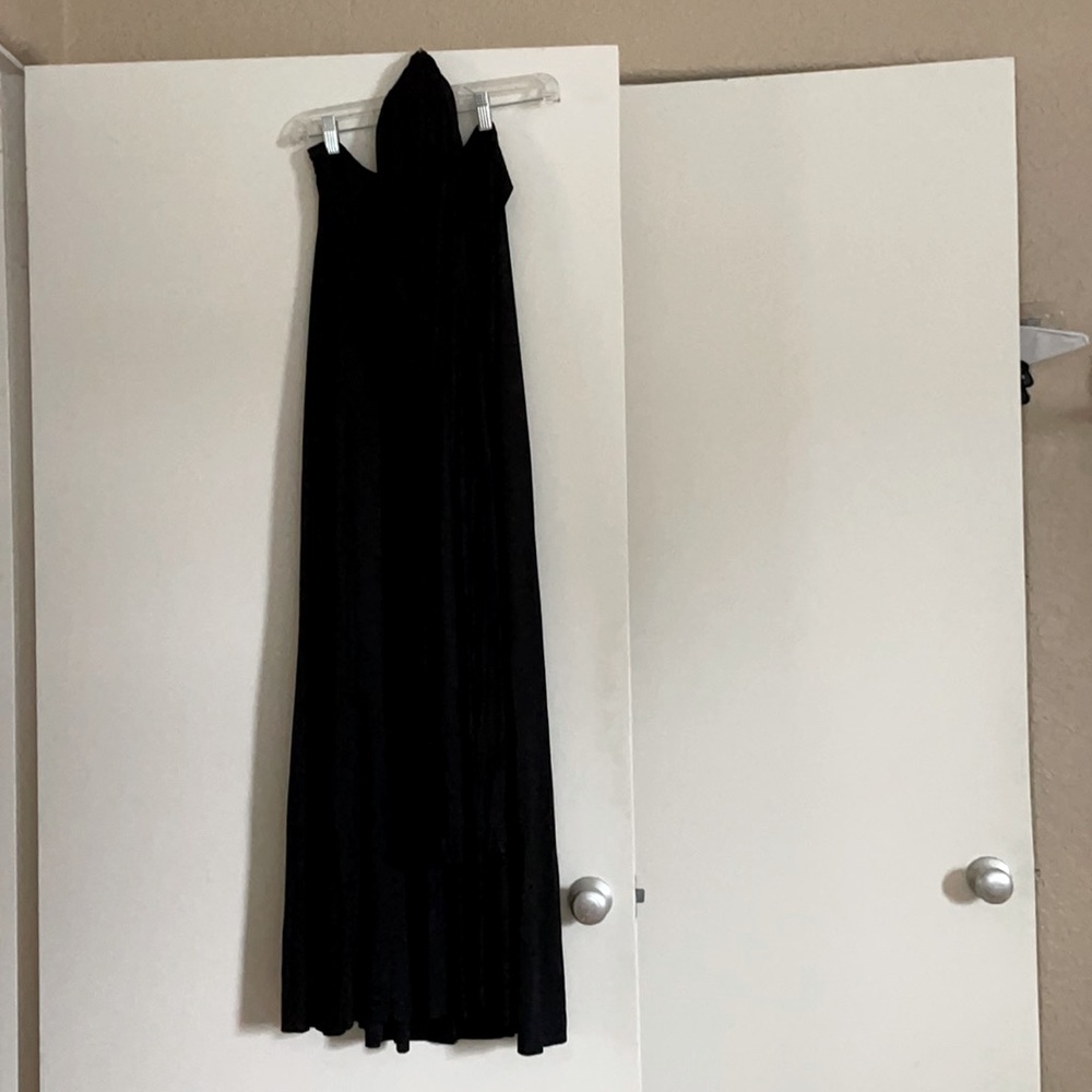 Black maxi dress